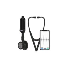 Littmann Core Digital Stethoscope Black Black Finish Black Stem 8480 300x300